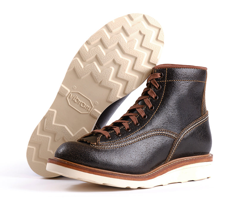 【PRE-ORDER】DONKEY PUNCHER BOOTS / HORWEEN WAXED FLESH DARK BROWN