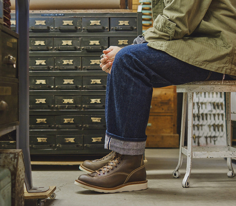 【PRE-ORDER】DONKEY PUNCHER BOOTS / HORWEEN WAXED FLESH NATURAL