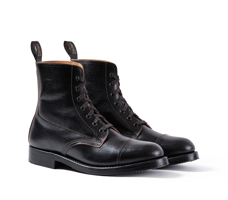 MONTGOMERY BOOTS / HORWEEN SHF HORSEHIDE BLACK