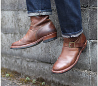 WABASH ENGINEER BOOTS / HORWEEN LEATHER CXL NATURAL