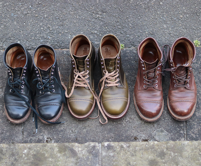【PRE-ORDER】COMBAT BOOTS / HORWEEN LEATHER CXL DARK OLIVE