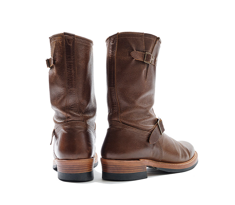 WEBSITE EXCLUSIVE OFFER WABASH ENGINEER BOOTS / HORWEEN SHF HORSEHIDE HAVANA