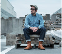 【PRE-ORDER 2025】WABASH ENGINEER BOOTS / BADALASSI CARLO LEATHER COGNAC