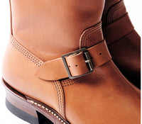 WABASH ENGINEER BOOTS / BADALASSI CARLO LEATHER COGNAC