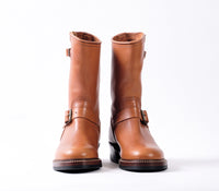 WABASH ENGINEER BOOTS / BADALASSI CARLO LEATHER COGNAC