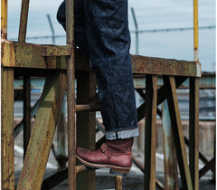 【PRE-ORDER 2025】WABASH ENGINEER BOOTS / EZO SHIKA DEERSKIN BURNT BURGUNDY