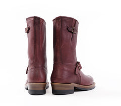 【PRE-ORDER 2025】WABASH ENGINEER BOOTS / EZO SHIKA DEERSKIN BURNT BURGUNDY