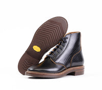 【PRE-ORDER 2024】M-43 SERVICE SHOES / SHINKI HIKAKU BLACK / TEA-CORE HORSEBUTT