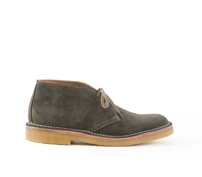 【PRE-ORDER】MILITARY DESERT BOOTS / JAPANESE SUEDE OLIVE