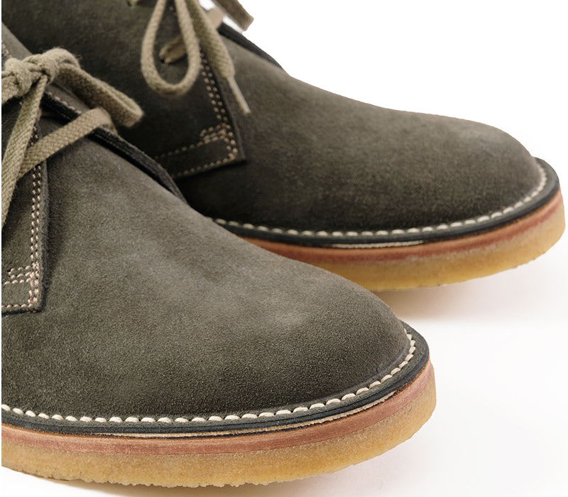 【PRE-ORDER】MILITARY DESERT BOOTS / JAPANESE SUEDE OLIVE