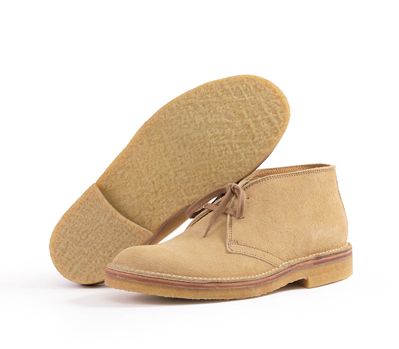 MILITARY DESERT BOOTS / JAPANESE SUEDE SAND – John Lofgren Bootmaker