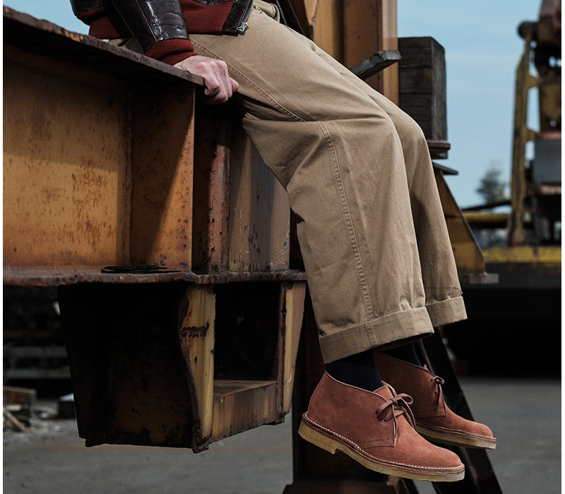 【PRE-ORDER 2025】MILITARY DESERT BOOTS / JAPANESE SUEDE TOBACCO