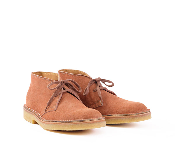【PRE-ORDER 2024】MILITARY DESERT BOOTS / JAPANESE SUEDE TOBACCO