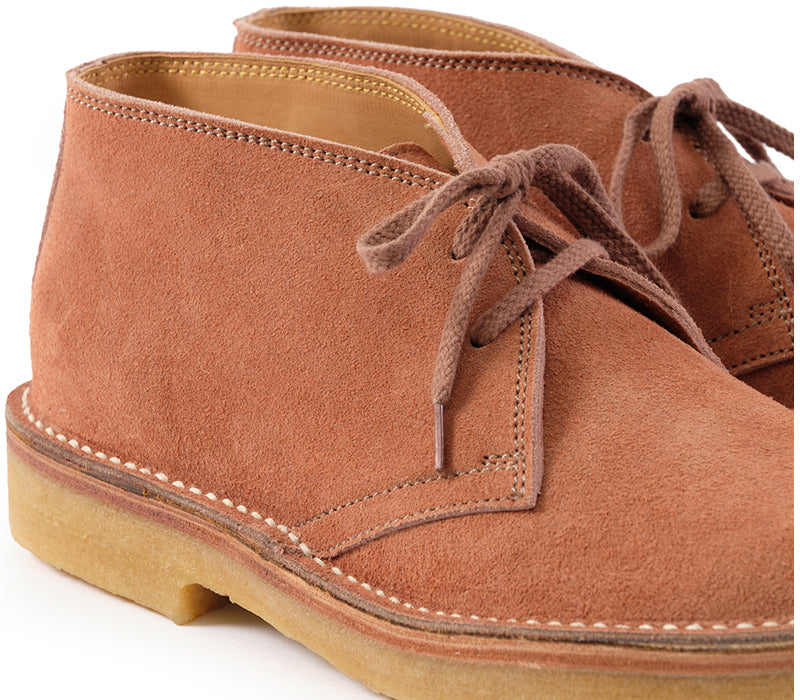 【PRE-ORDER】MILITARY DESERT BOOTS / JAPANESE SUEDE TOBACCO
