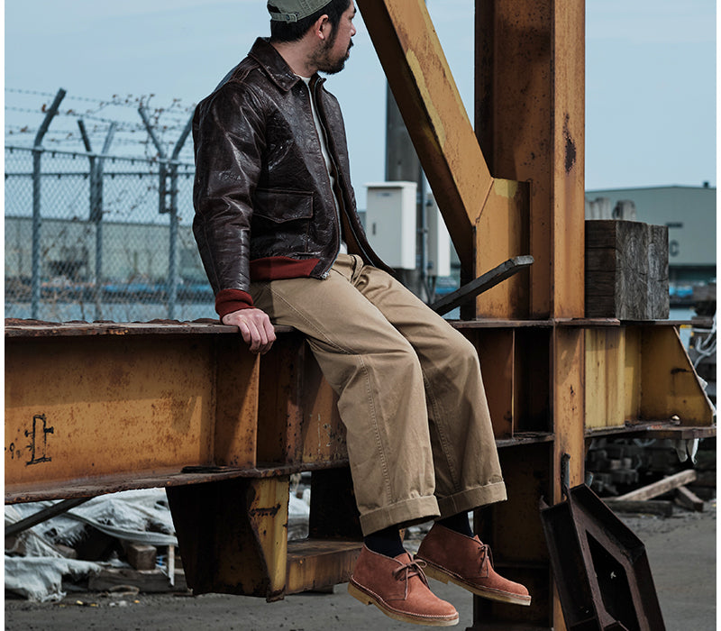 【PRE-ORDER】MILITARY DESERT BOOTS / JAPANESE SUEDE TOBACCO