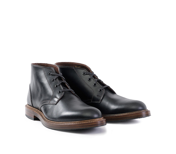 【PRE-ORDER 2025】THE STEADFAST CHUKKA BOOTS / FRENCH CALFSKIN BLACK