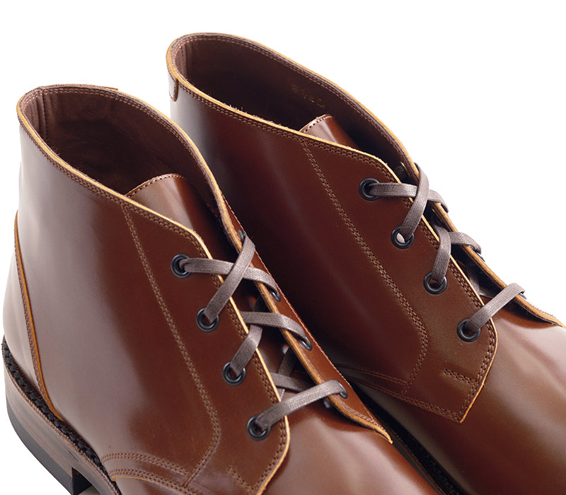 【PRE-ORDER】THE STEADFAST CHUKKA BOOTS / SHINKI HIKAKU SHELL CORDOVAN COGNAC