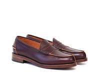 IVY LEAGUE PENNY LOAFERS / CONCERIA TOSCANO LISCIO LEATHER / BURGUNDY