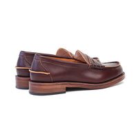 IVY LEAGUE PENNY LOAFERS / CONCERIA TOSCANO LISCIO LEATHER / BURGUNDY