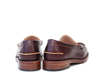 IVY LEAGUE PENNY LOAFERS / CONCERIA TOSCANO LISCIO LEATHER / BURGUNDY