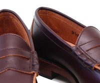 IVY LEAGUE PENNY LOAFERS / CONCERIA TOSCANO LISCIO LEATHER / BURGUNDY