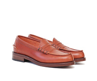 IVY LEAGUE PENNY LOAFERS / CONCERIA TOSCANO LISCIO LEATHER / CAMEL