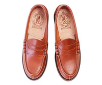 IVY LEAGUE PENNY LOAFERS / CONCERIA TOSCANO LISCIO LEATHER / CAMEL