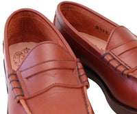 IVY LEAGUE PENNY LOAFERS / CONCERIA TOSCANO LISCIO LEATHER / CAMEL