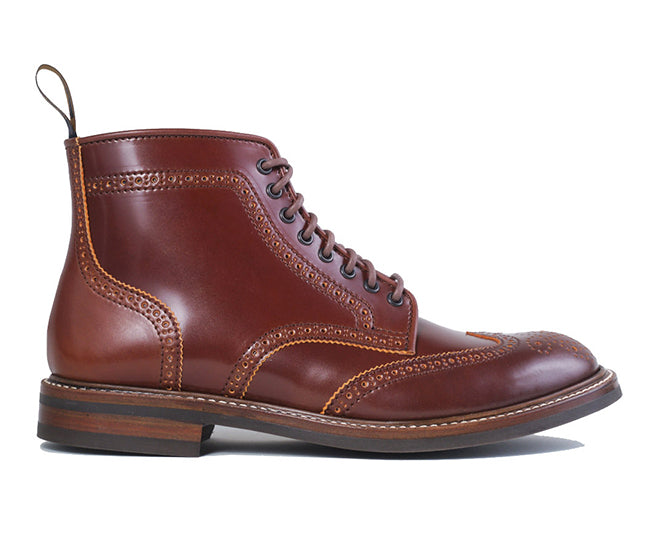 GLOVER BROGUES / SHINKI HIKAKU SHELL CORDOVAN COGNAC