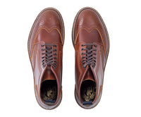 【PRE-ORDER 2025】GLOVER BROGUES / SHINKI HIKAKU SHELL CORDOVAN COGNAC
