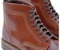 【PRE-ORDER 2025】GLOVER BROGUES / SHINKI HIKAKU SHELL CORDOVAN COGNAC