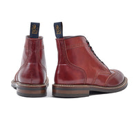 【PRE-ORDER 2025】GLOVER BROGUES / SHINKI HIKAKU SHELL CORDOVAN RED BROWN