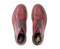 【PRE-ORDER 2025】GLOVER BROGUES / SHINKI HIKAKU SHELL CORDOVAN RED BROWN