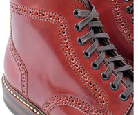 GLOVER BROGUES / SHINKI HIKAKU SHELL CORDOVAN RED BROWN