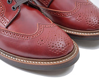 GLOVER BROGUES / SHINKI HIKAKU SHELL CORDOVAN RED BROWN