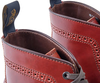 【PRE-ORDER 2025】GLOVER BROGUES / SHINKI HIKAKU SHELL CORDOVAN RED BROWN