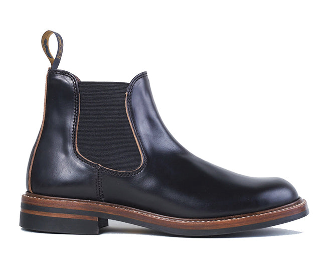 【PRE-ORDER】CHELSEA BOOTS / HORWEEN LEATHER CXL BLACK
