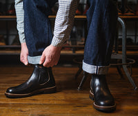 【PRE-ORDER 2025】CHELSEA BOOTS / HORWEEN LEATHER CXL BLACK