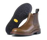【PRE-ORDER 2025】CHELSEA BOOTS / HORWEEN LEATHER CXL DARK OLIVE