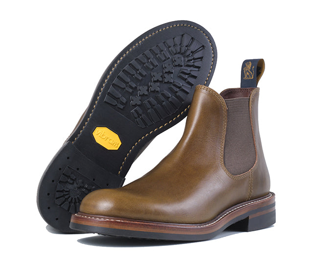 【PRE-ORDER】CHELSEA BOOTS / HORWEEN LEATHER CXL DARK OLIVE