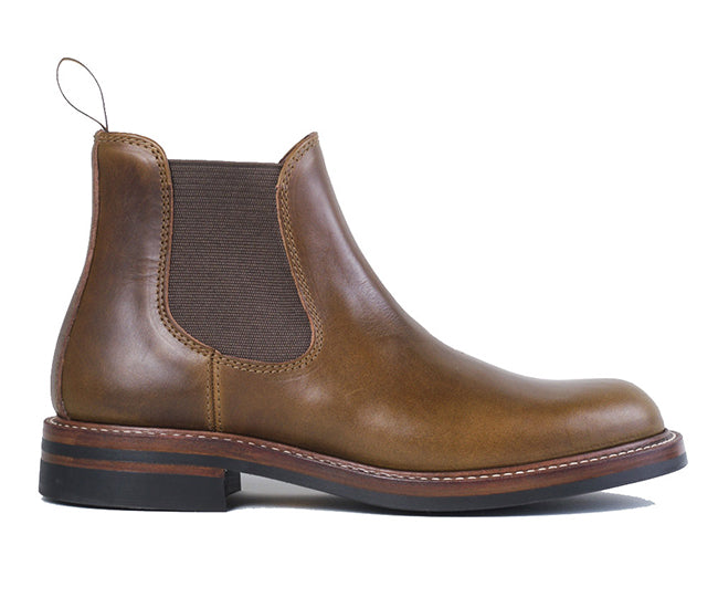 【PRE-ORDER】CHELSEA BOOTS / HORWEEN LEATHER CXL DARK OLIVE