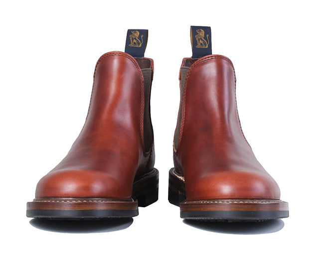 CHELSEA BOOTS HORWEEN LEATHER CXL TIMBER