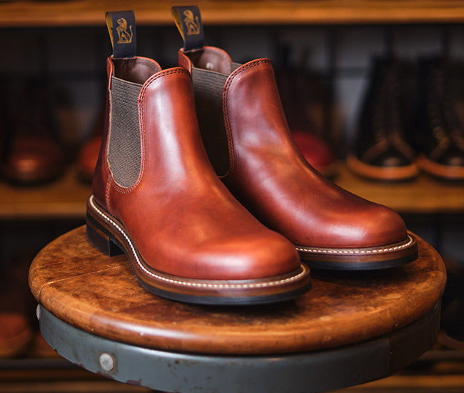【PRE-ORDER】CHELSEA BOOTS / HORWEEN LEATHER CXL TIMBER