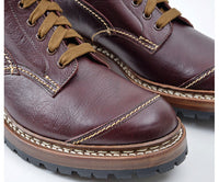 MONTAGNA HIKING BOOTS / SHINKI HIKAKU HORSEHIDE / DARK BURGUNDY