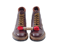 MONTAGNA HIKING BOOTS / SHINKI HIKAKU HORSEHIDE / DARK BURGUNDY