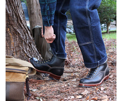 【PRE-ORDER 2025】DONKEY PUNCHER BOOTS / HORWEEN LEATHER CXL BLACK