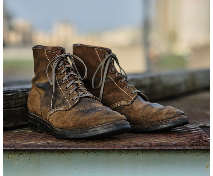 M-43 SERVICE SHOES / HORWEEN LEATHER CXL NATURAL ROUGHOUT