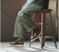 MOC TOE BOOTS / HORWEEN LEATHER CXL DARK OLIVE