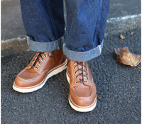 MOC TOE BOOTS / HORWEEN LEATHER CAVALIER WHISKEY