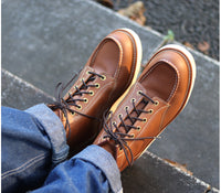 MOC TOE BOOTS / HORWEEN LEATHER CAVALIER WHISKEY